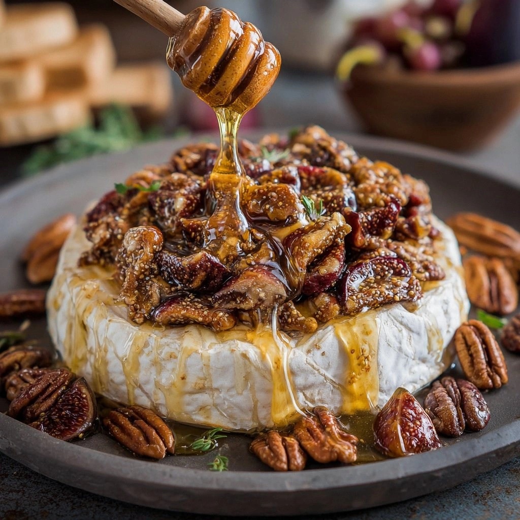 Honeyed Fig and Pecan Baked Br