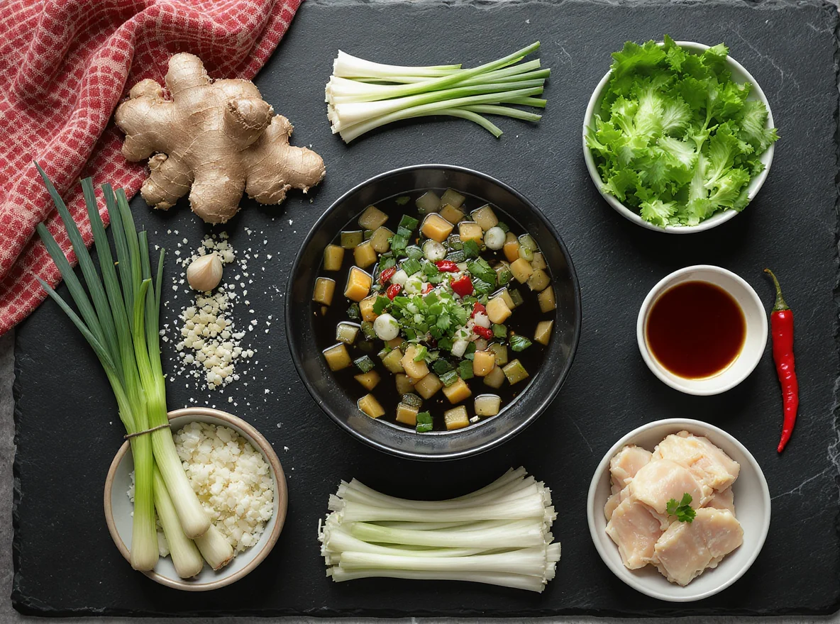 Ingredients for Hot and Sour Soup