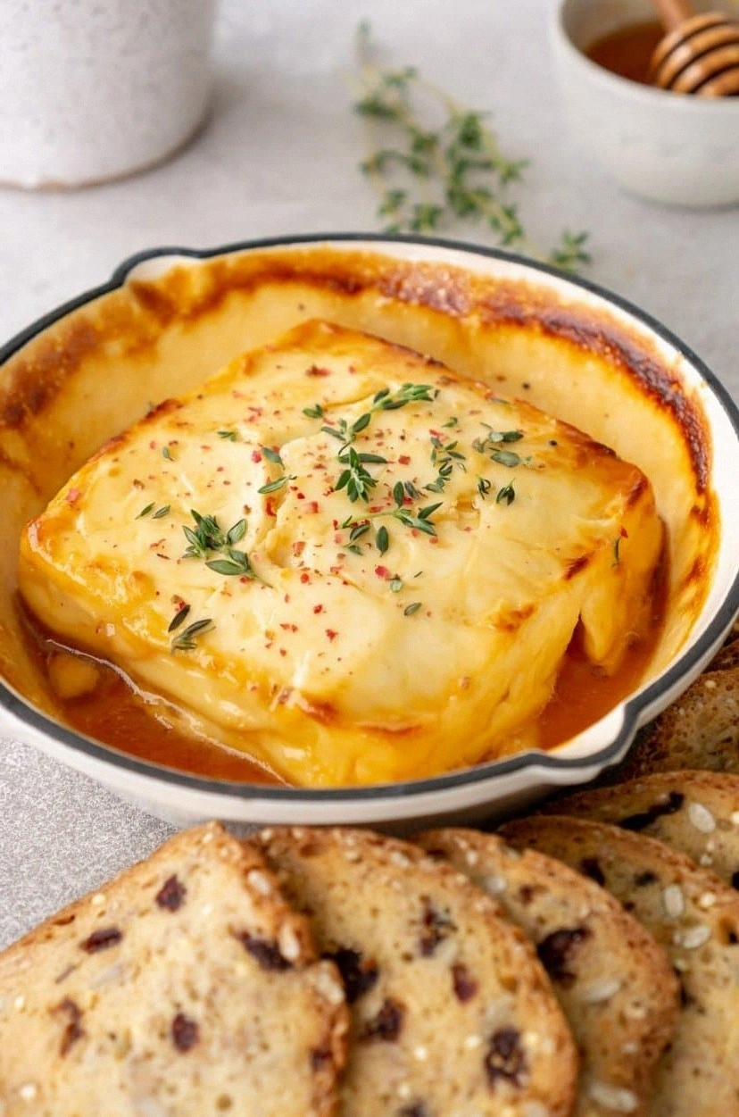 Hot Honey Baked Feta