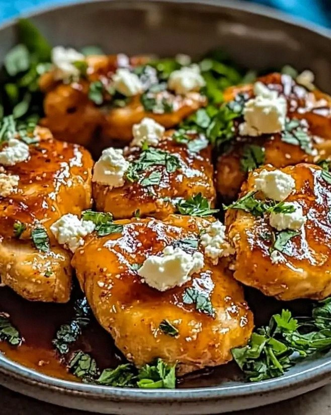Hot Honey Feta Chicken: A Sweet and Spicy Delight!
