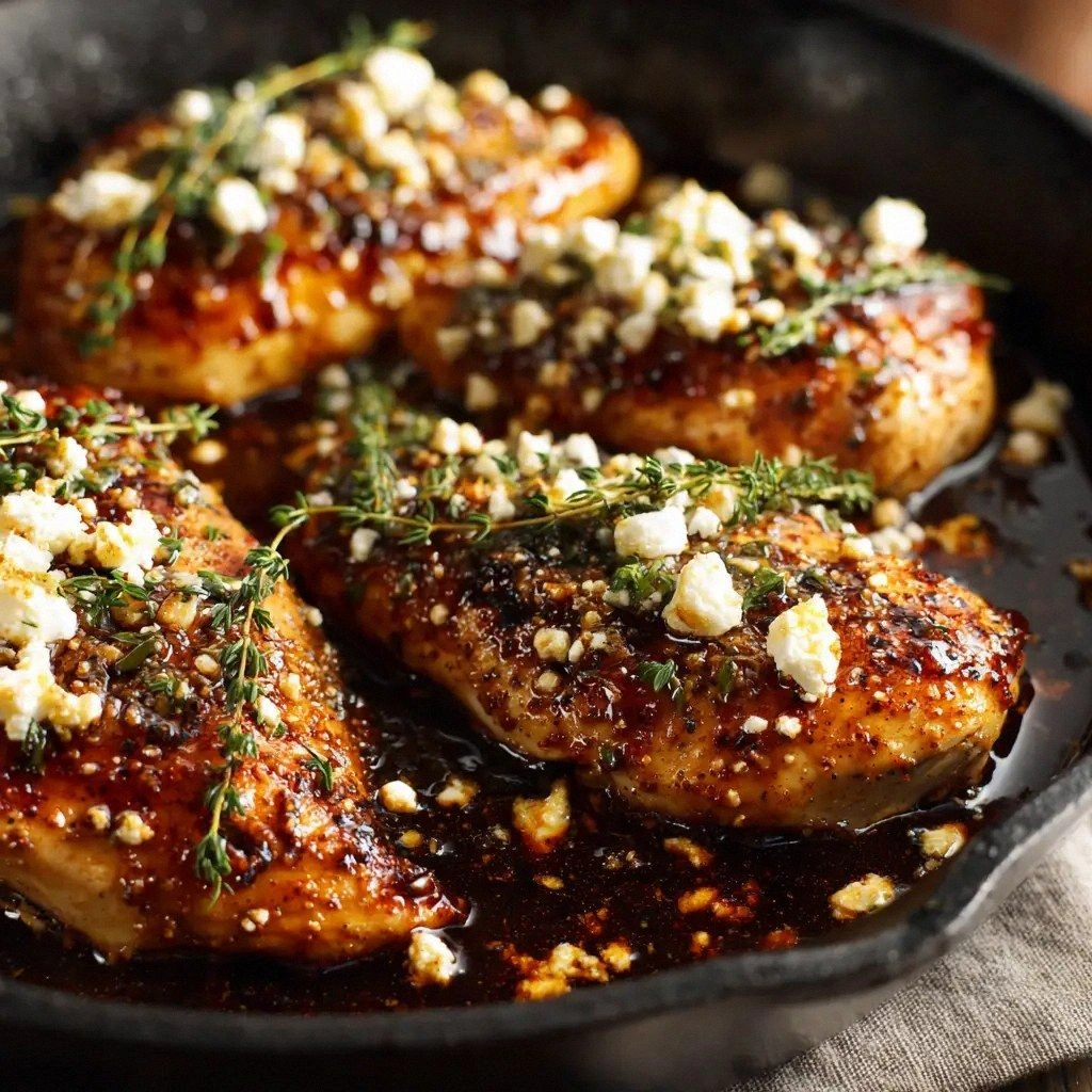 Hot Honey Feta Chicken (Easy &