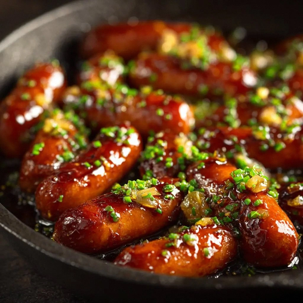 Hot Honey Garlic Lil Smokies (