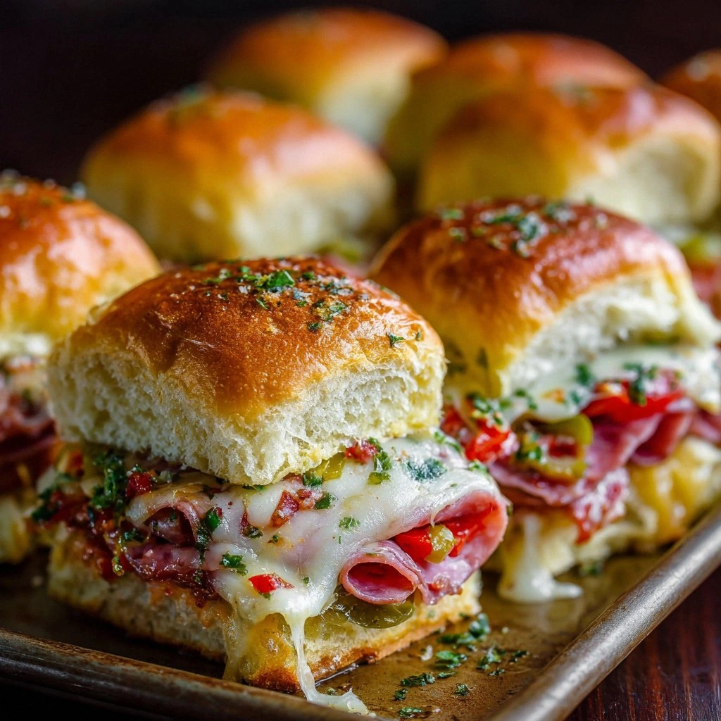 Hot Italian Sub Sliders Recipe