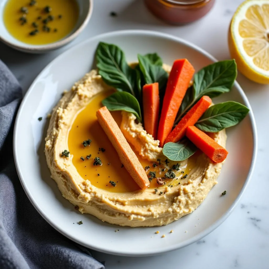 Hummus with Veggie Sticks