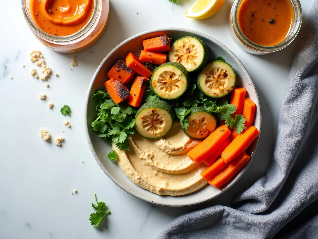 Hummus with Veggie Sticks