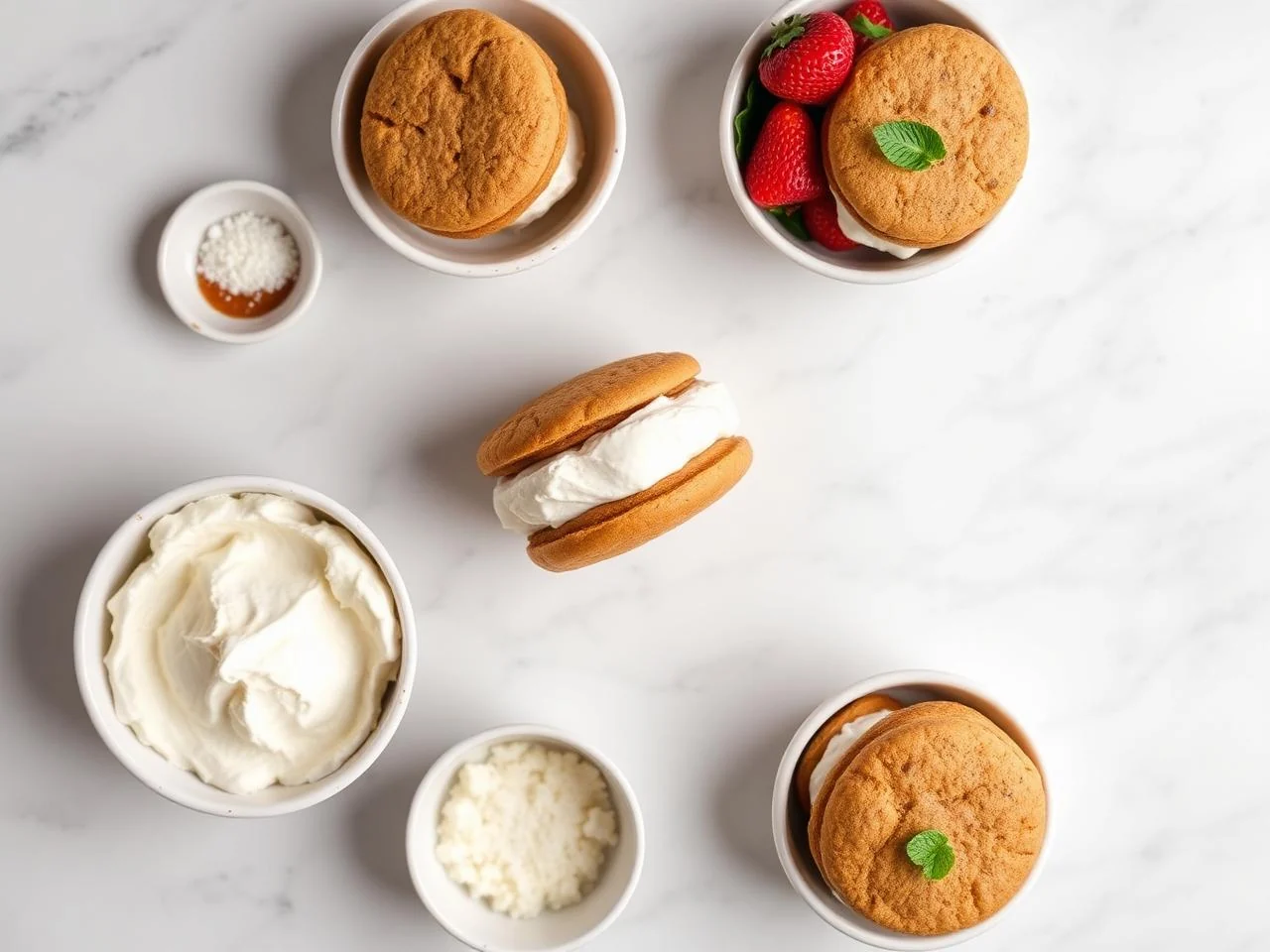 Ingredients for Ice Cream Sandwiches