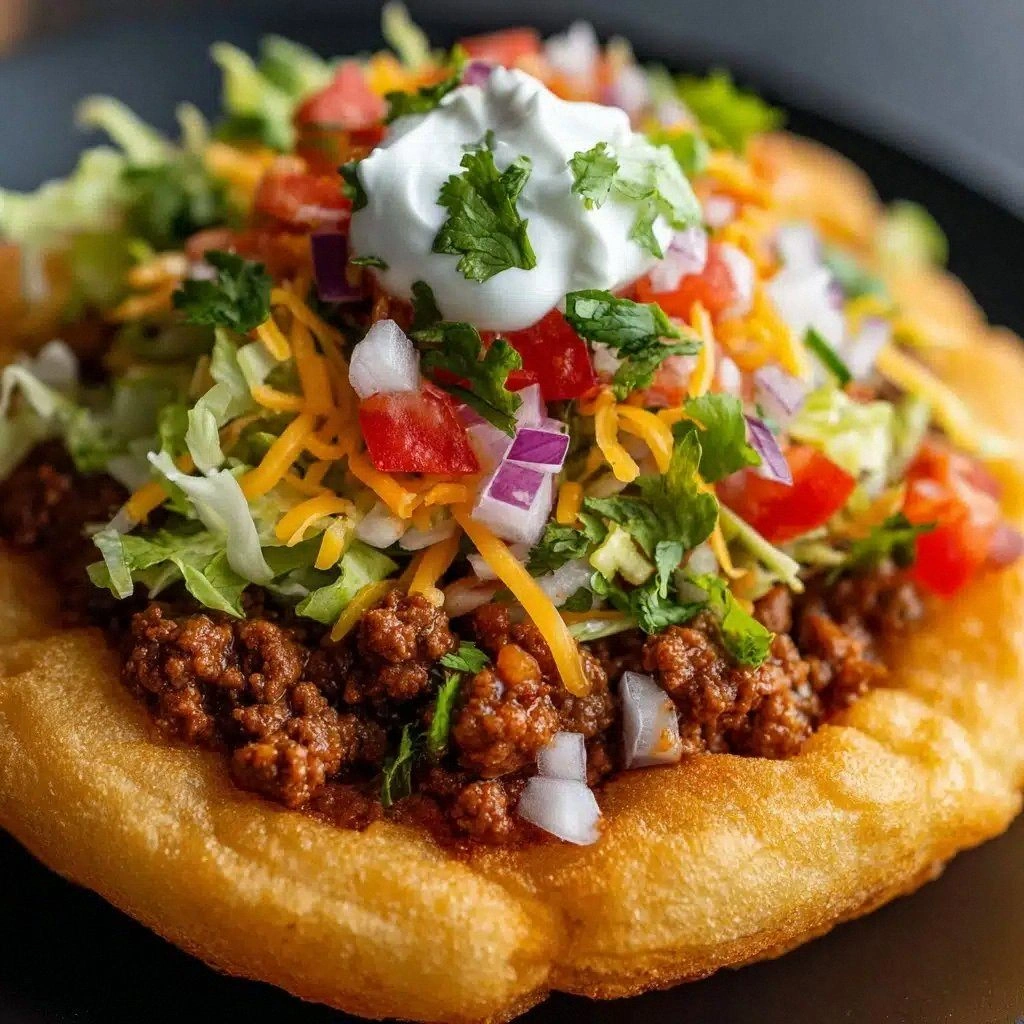 Indian Fry Bread Tacos Recipe