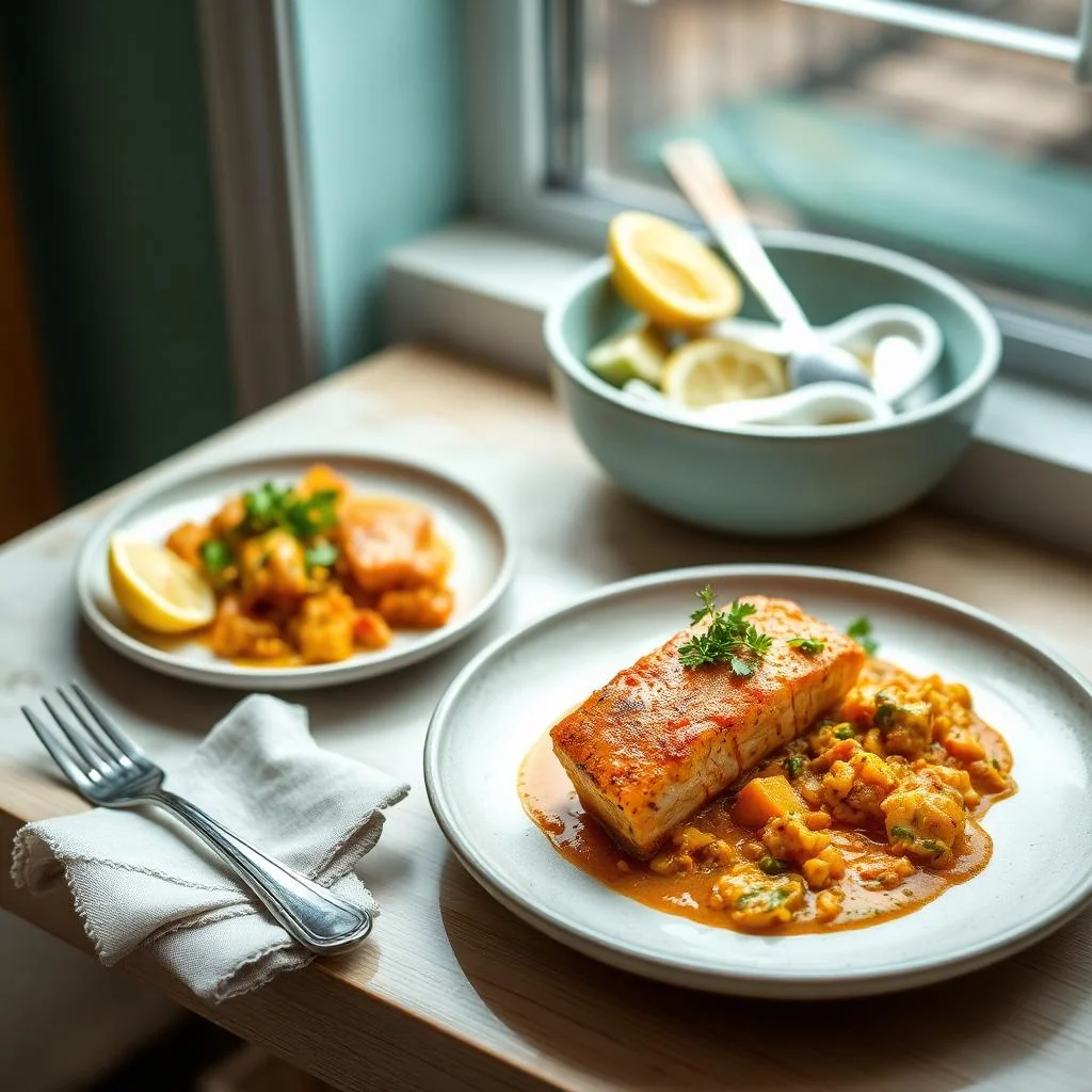 Indian Style Salmon Curry