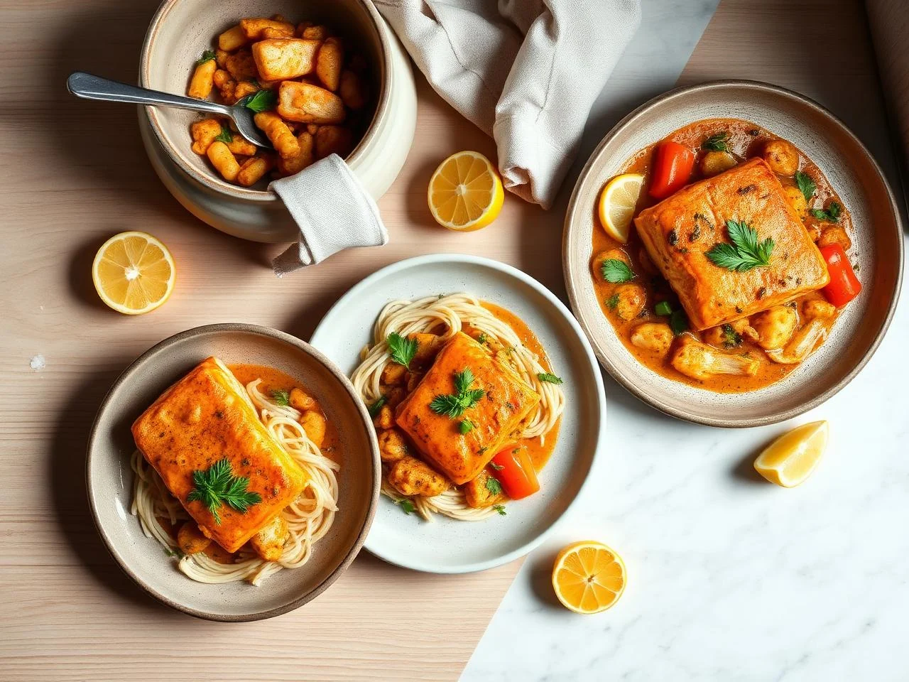 Indian Style Salmon Curry