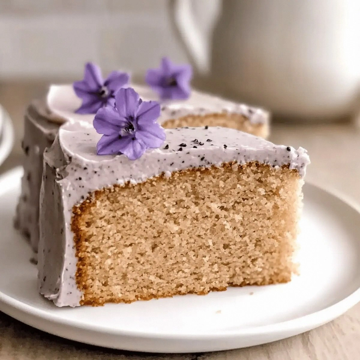 Indulge in a Cozy London Fog Cake with Buttercream Bliss