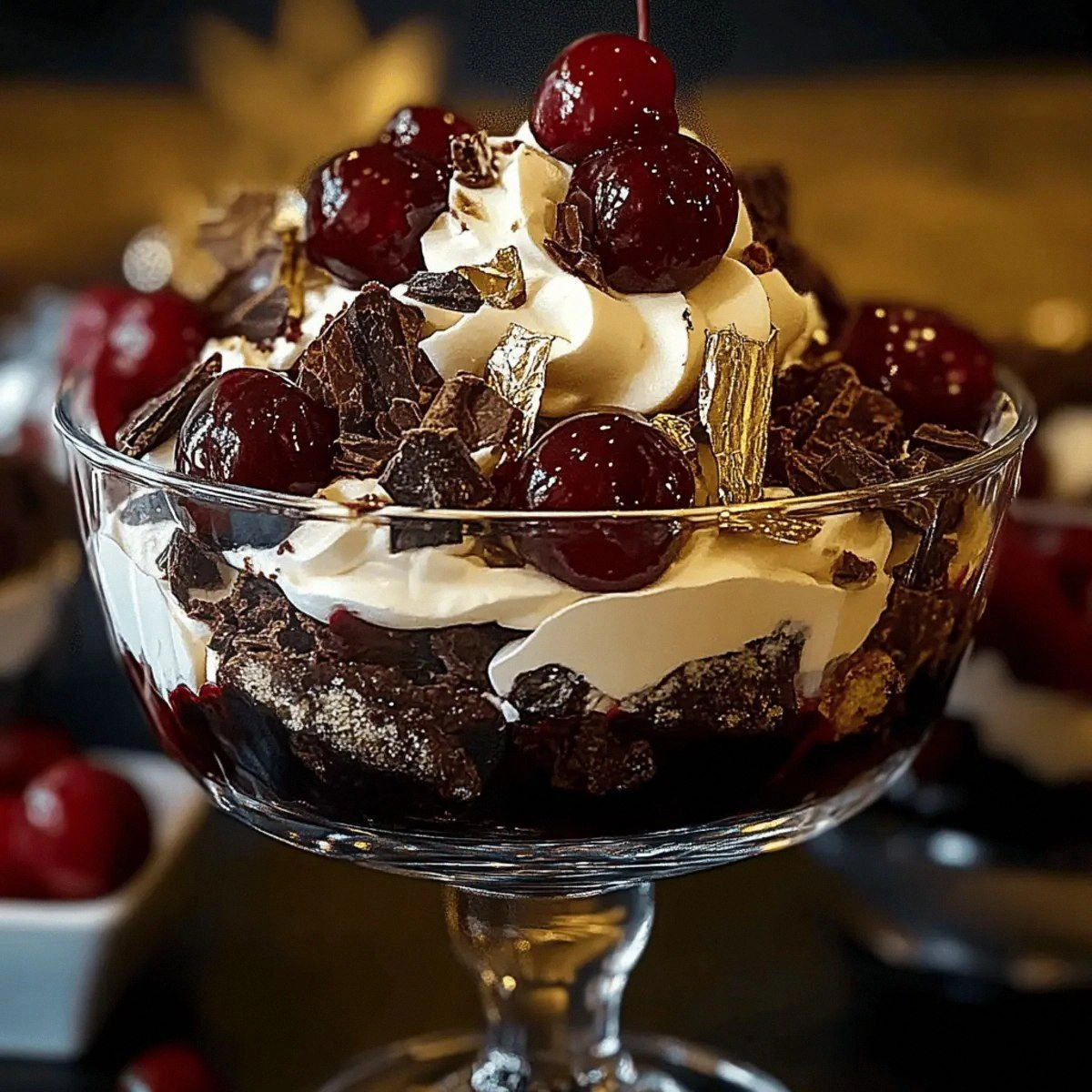 Indulge in Black Forest Trifle for Christmas Bliss