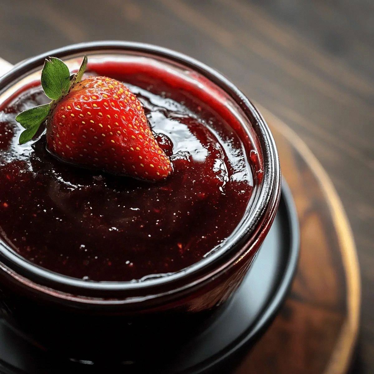 Indulge in Dark Chocolate Strawberry Jam Bliss at Home
