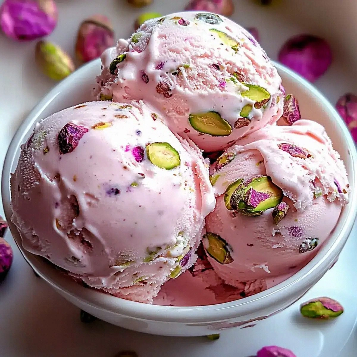 Indulge in Luxurious Rose Pistachio Ice Cream at Home