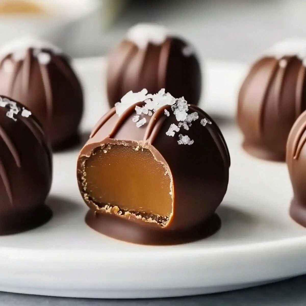 Indulge in Salted Caramel Fudge Truffles – Easy No-Bake Bliss
