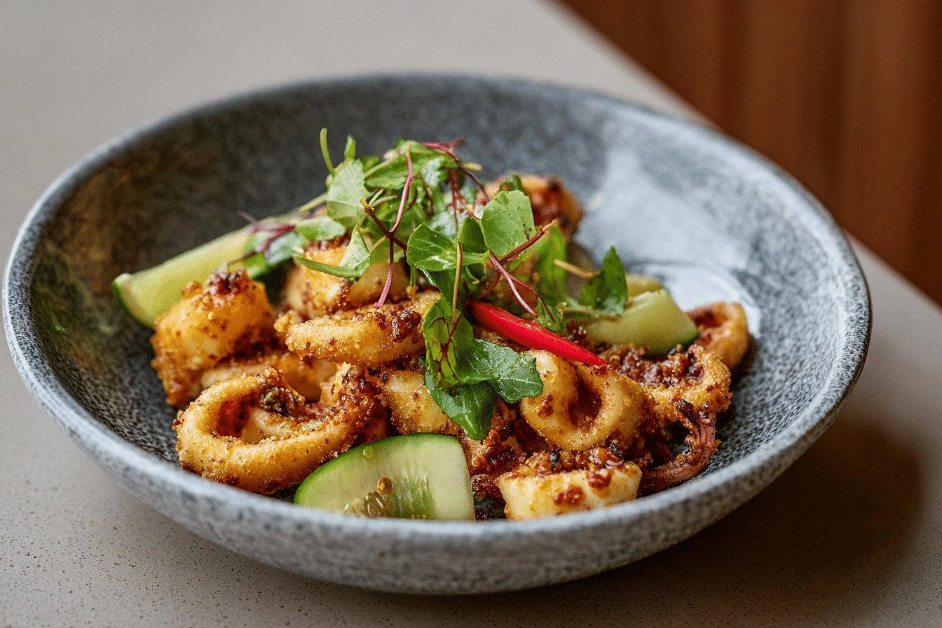 Indulgent Hot Butter Calamari 