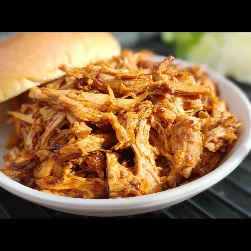 Instant Pot BBQ Shredded Chick