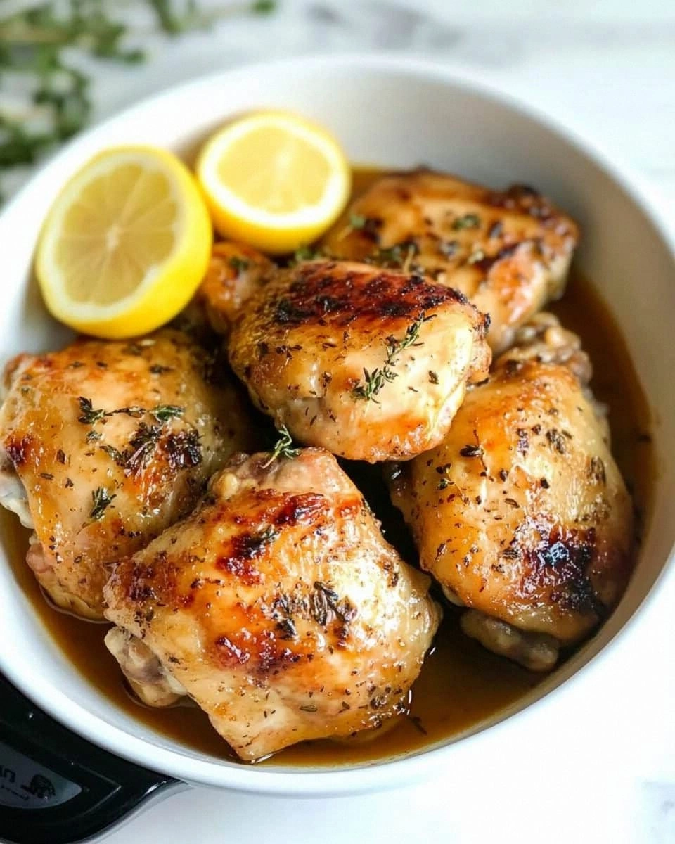 Instant Pot Lemon Chicken Thig