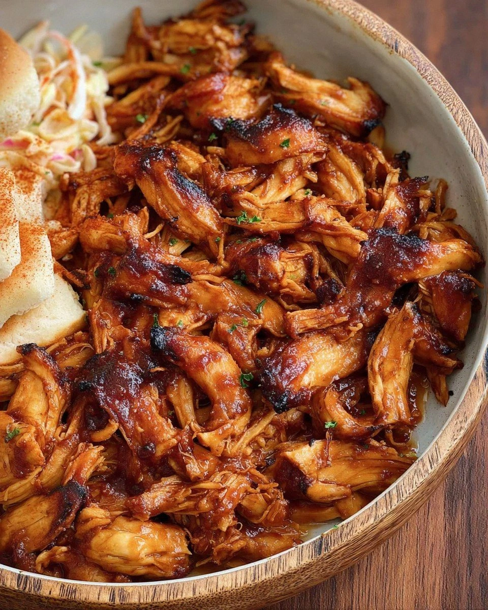 Instant Pot Pulled BBQ Chicken