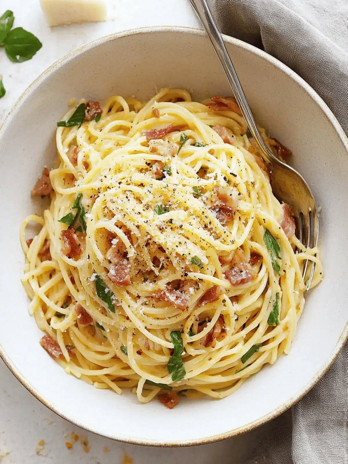 Irresistible Bacon Carbonara P