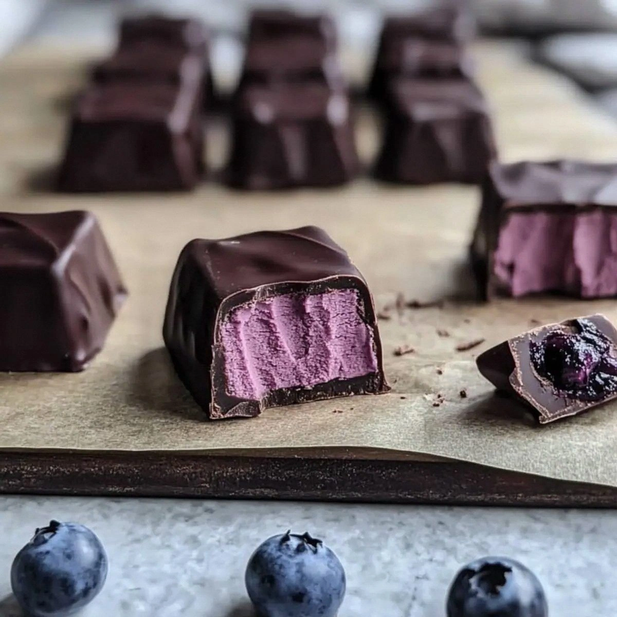 Irresistible Blueberry Buttercream Chocolates to Sweeten Your Day
