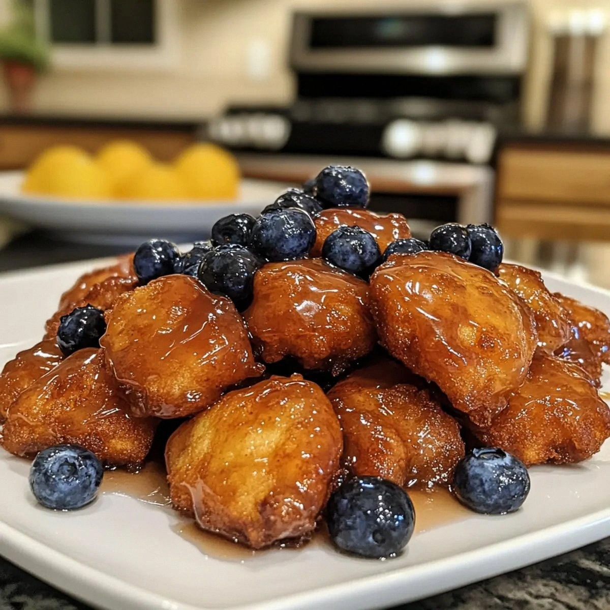 Irresistible Blueberry Fritters That Brighten Your Breakfast!