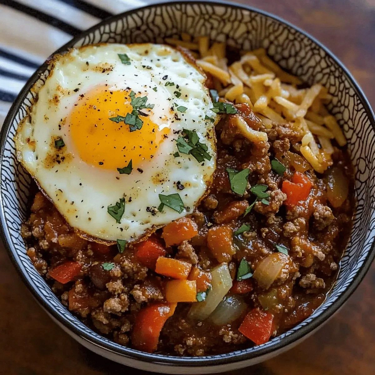 Irresistible Breakfast Chili and Eggs for a Cozy Morning
