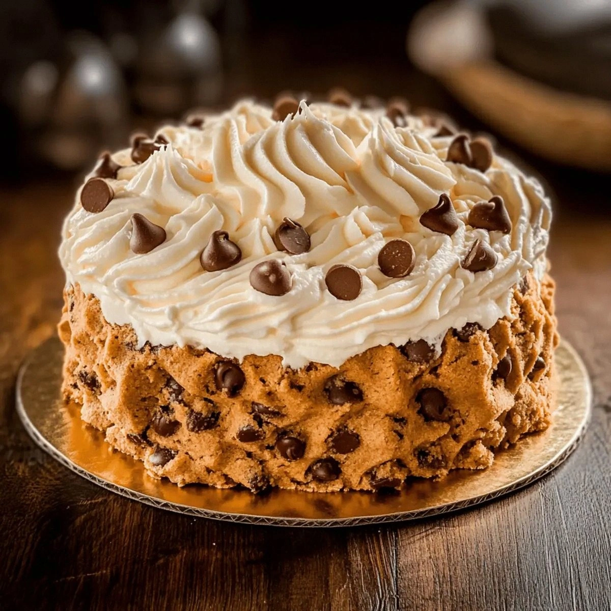 Irresistible Chocolate Chip Cookie Cake for Sweet Moments