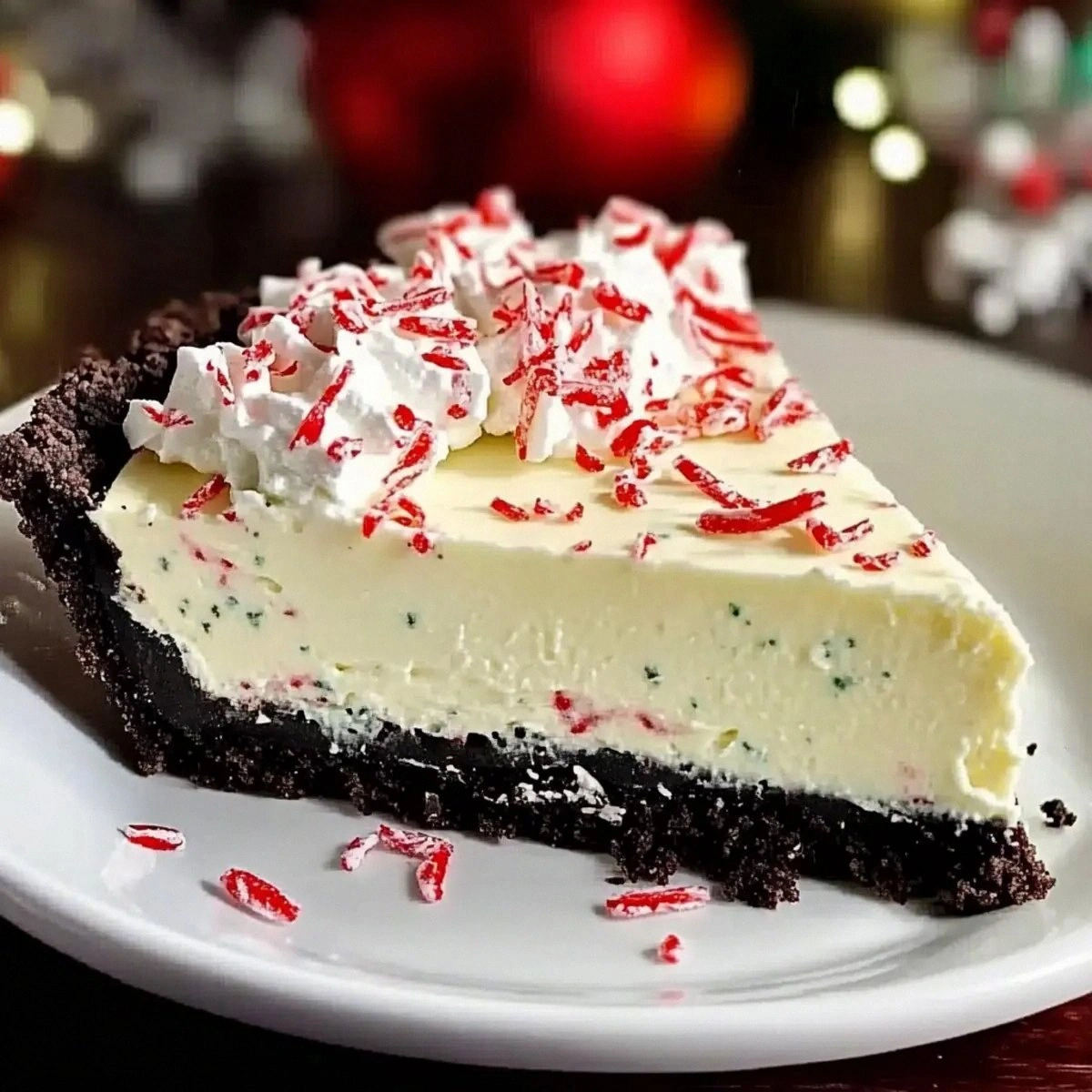 Irresistible Chocolate Peppermint Pie for Festive Cheer