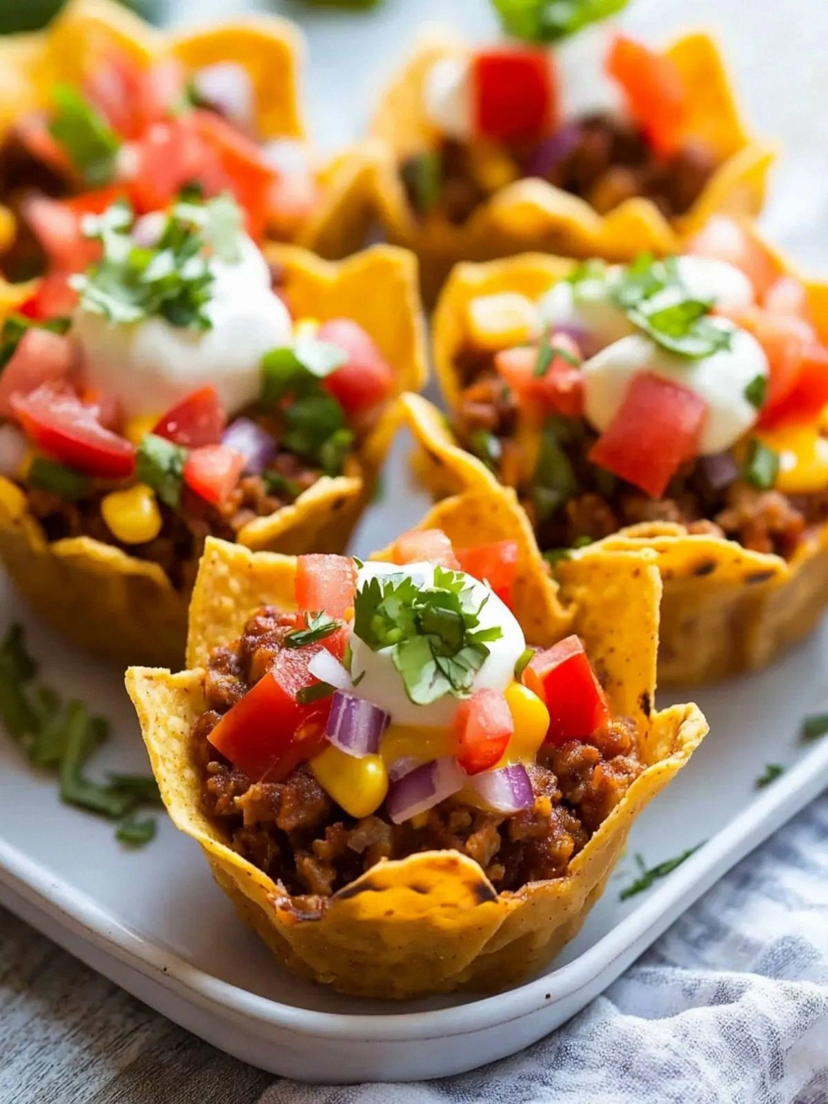 Irresistible Crunchy Taco Cups