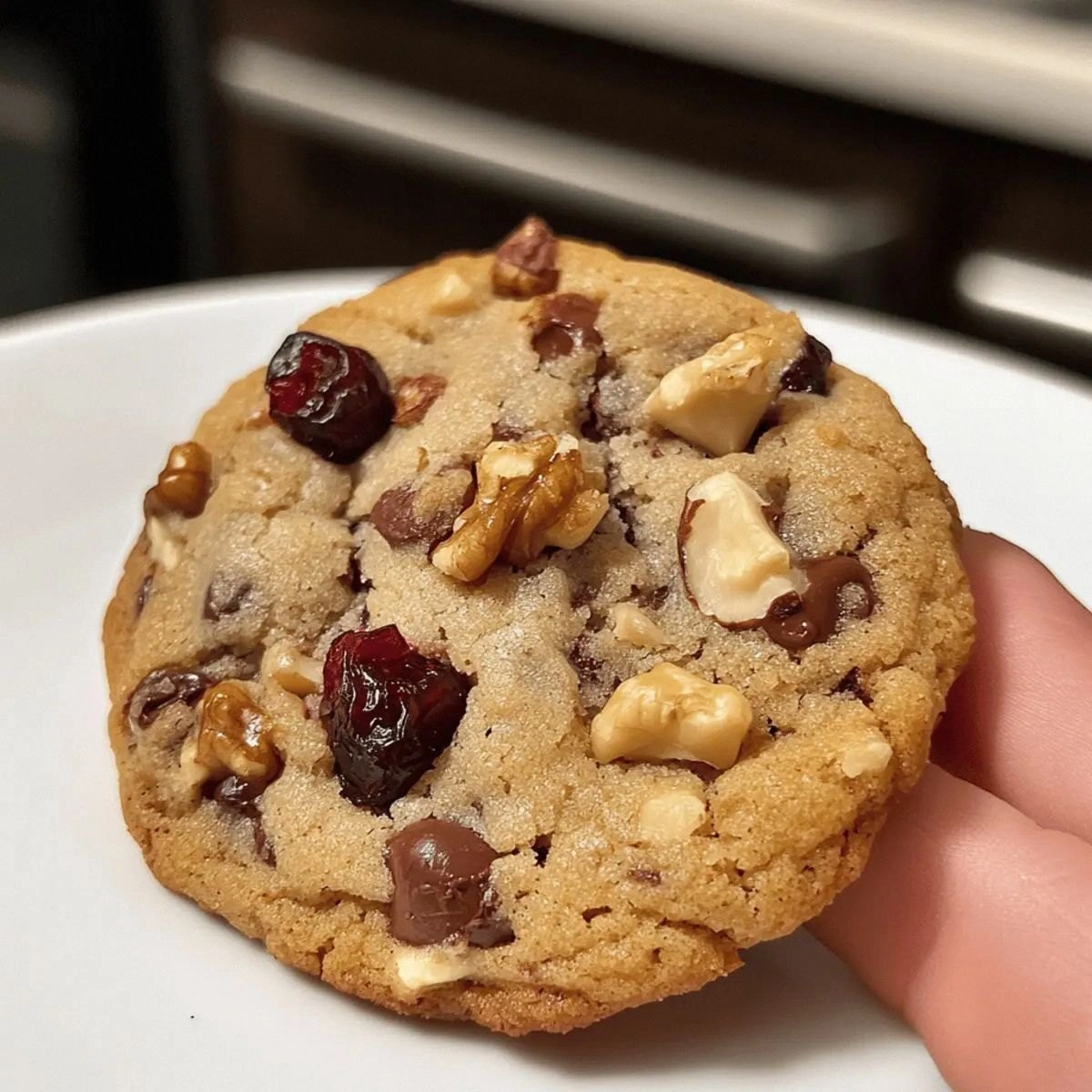 Irresistible Dark Chocolate Cranberry Walnut Cookies Recipe