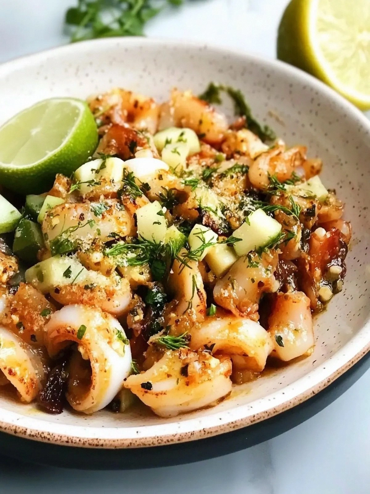 Irresistible Keto Garlic Squid
