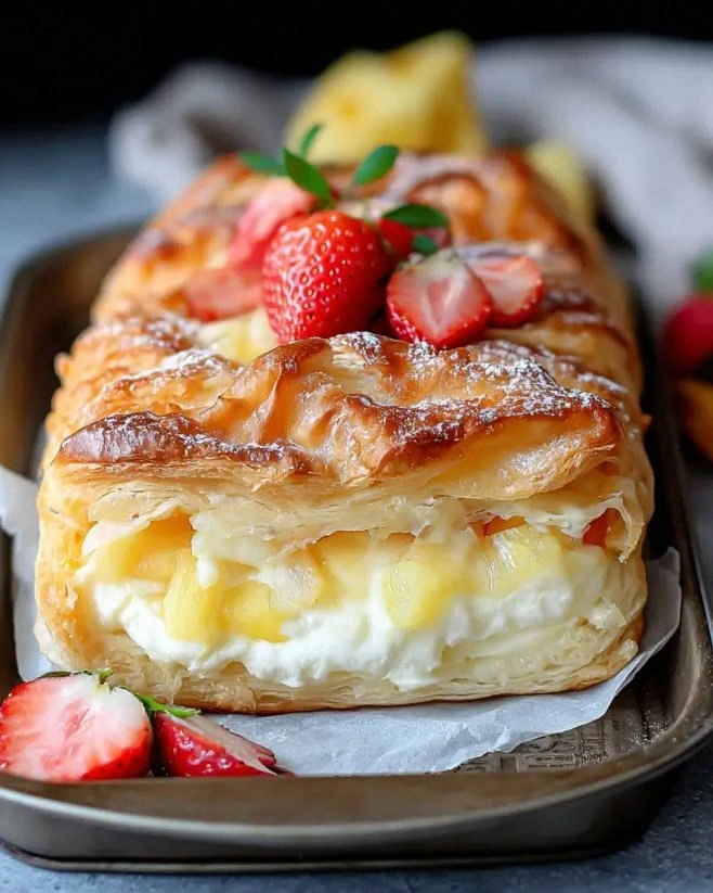 Irresistible King Hawaiian Cheesecake Danish Recipe Awaits!