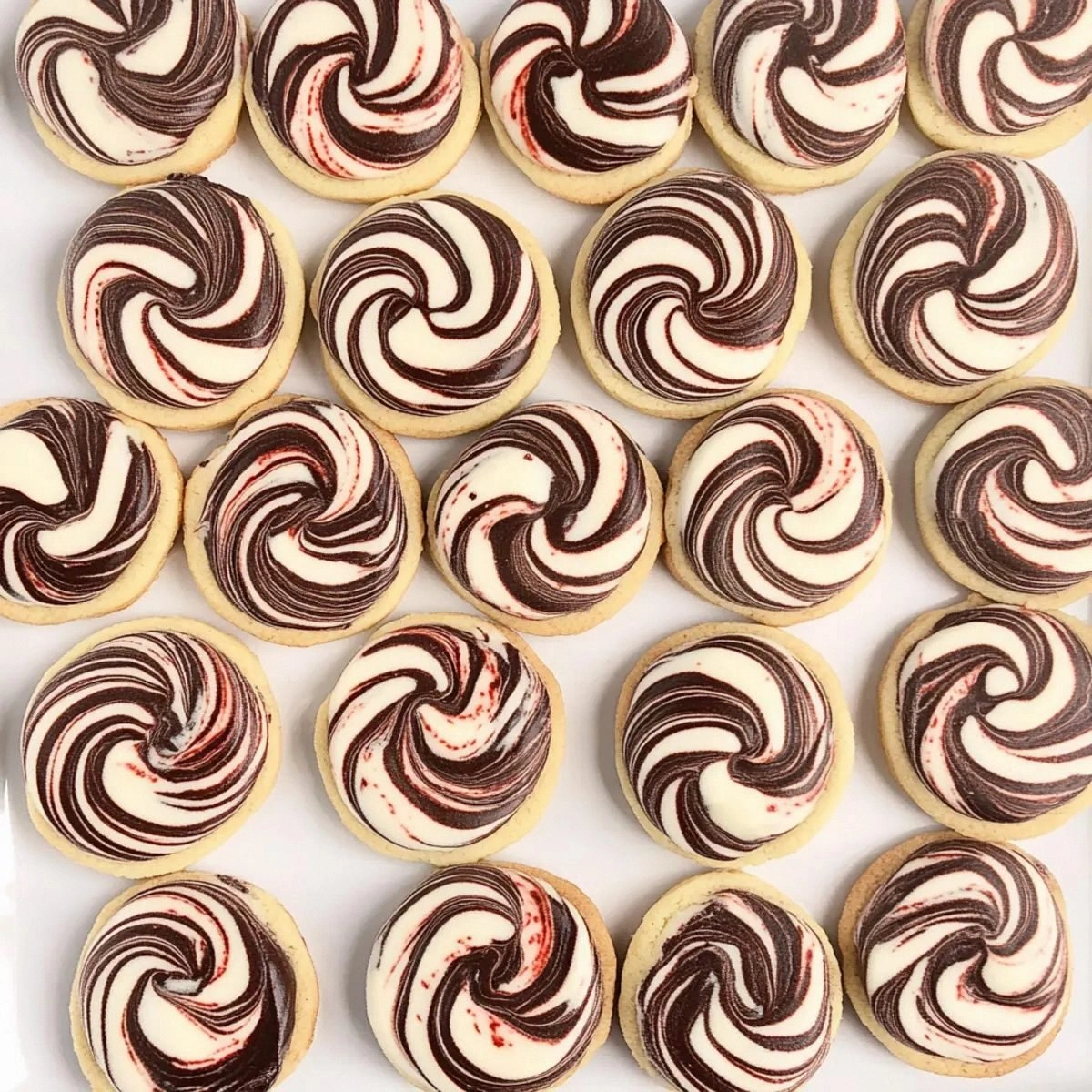 Irresistible Marble Cookies with a Festive Peppermint Twist