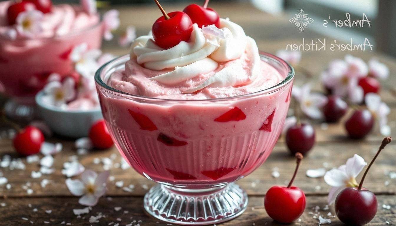 Irresistible Pink Cherry Jello