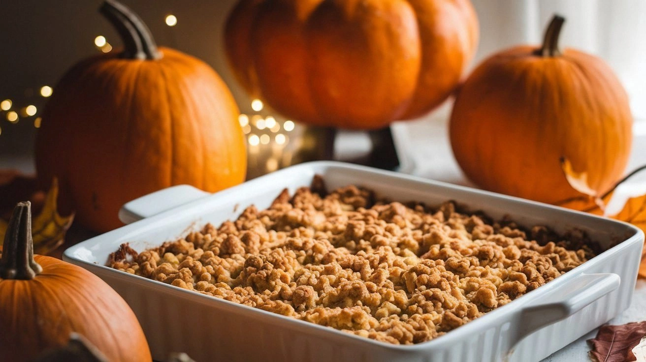 Irresistible Pumpkin Pie Crumb