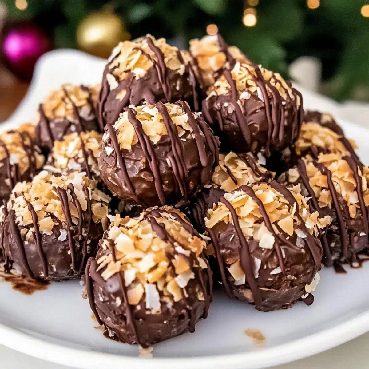 Irresistible Samoa Truffles: N