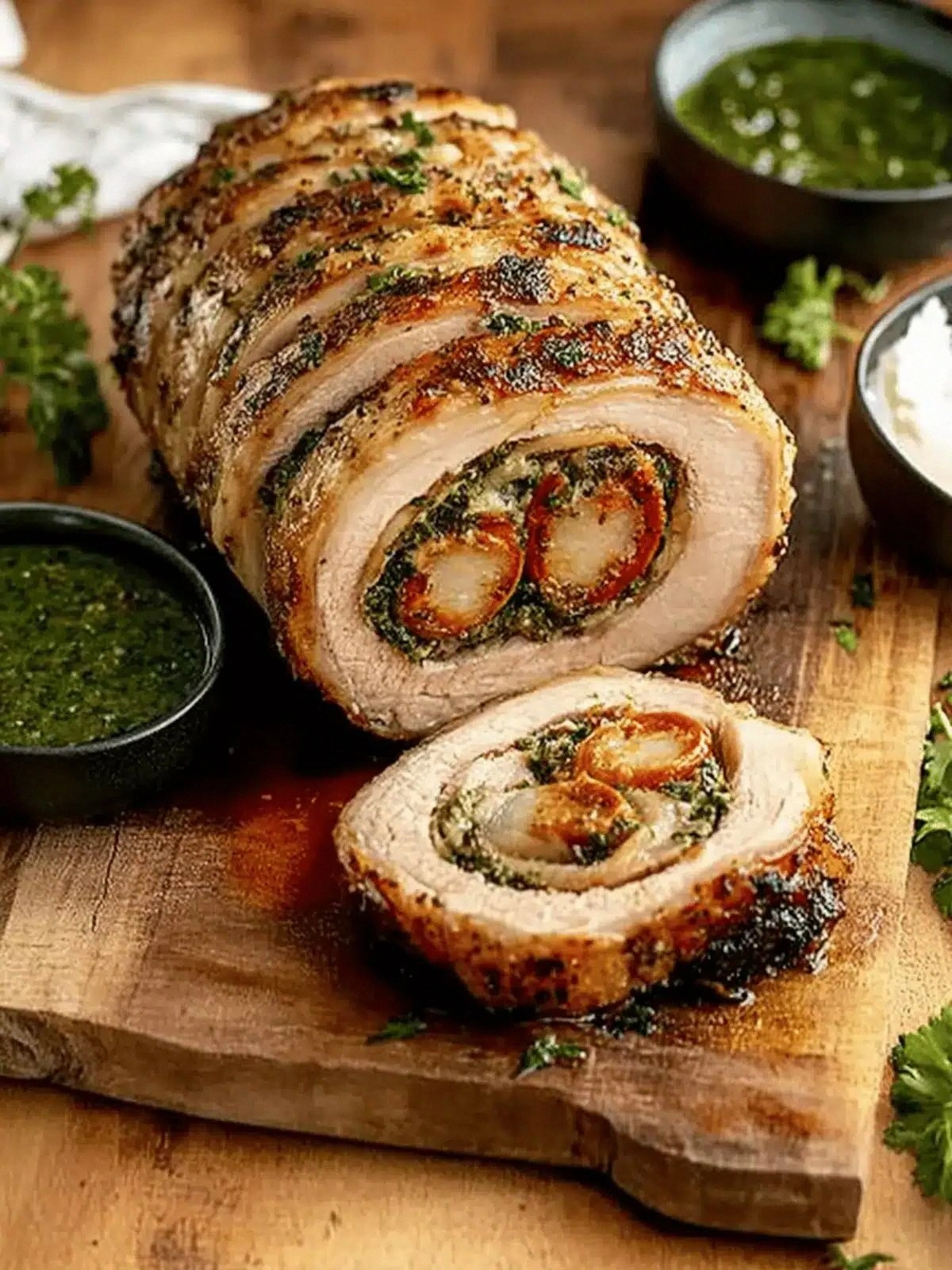 Irresistible Stuffed Pork Loin
