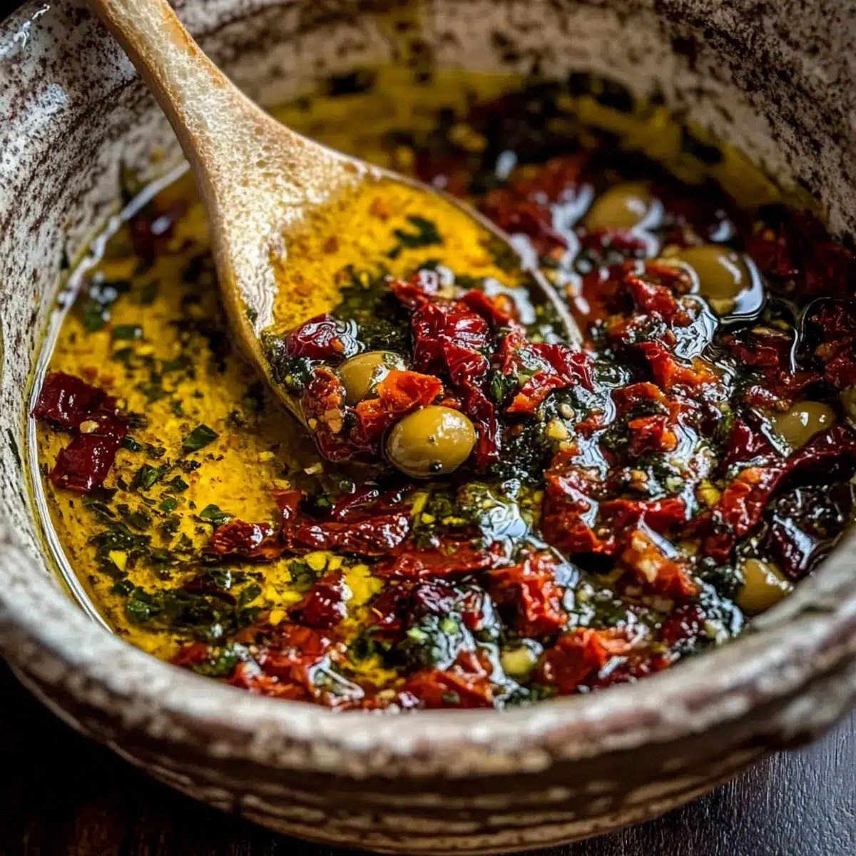 Irresistible Sun-Dried Tomato Olive Oil Bread Dip Recipe