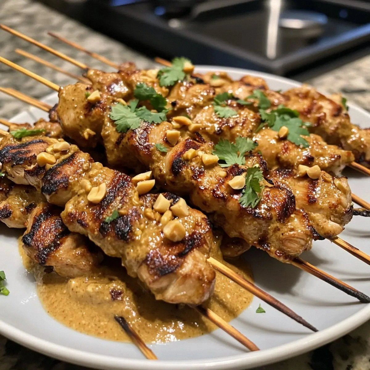 Irresistible Thai Chicken Satay with Peanut Sauce Delight