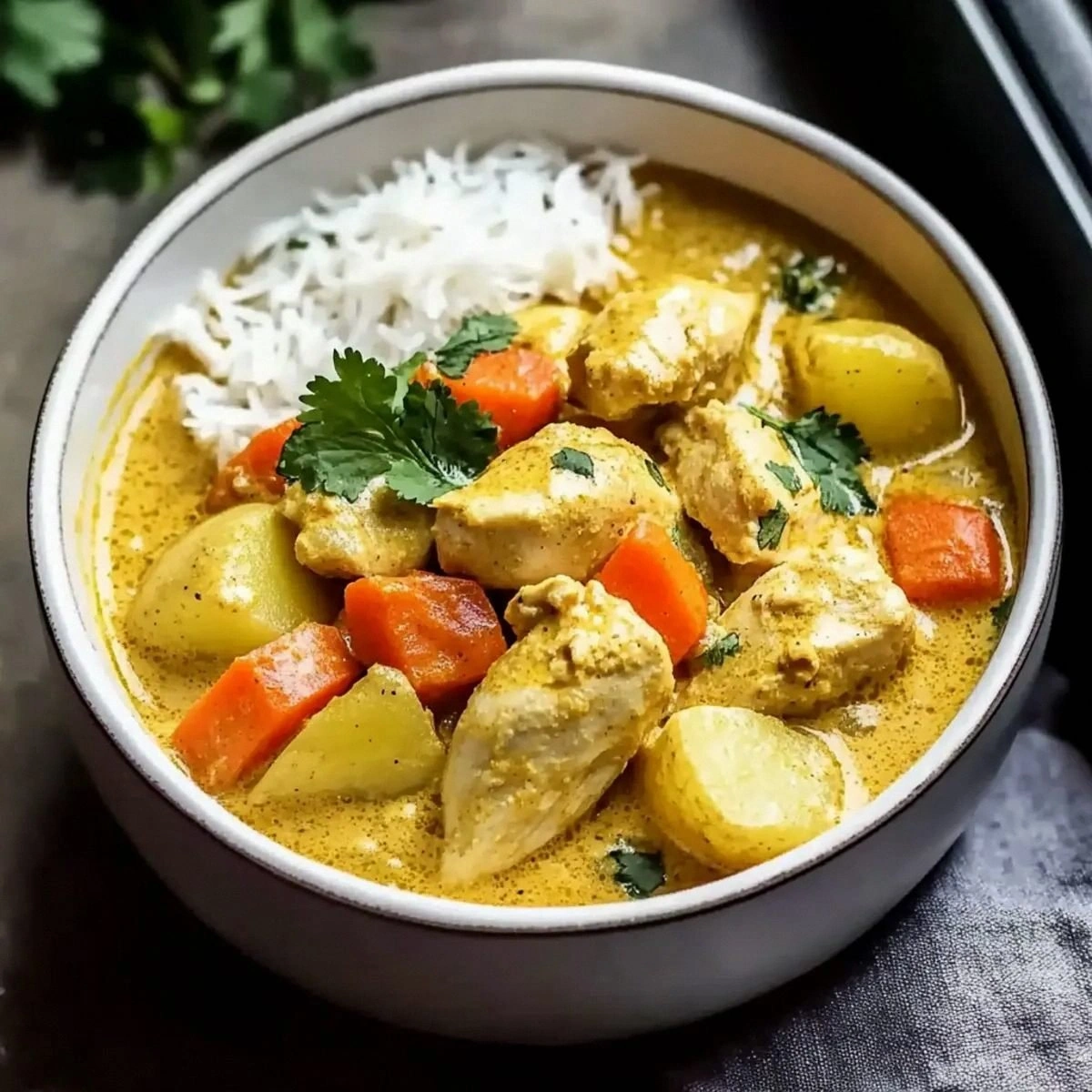 Irresistible Yellow Curry: Com