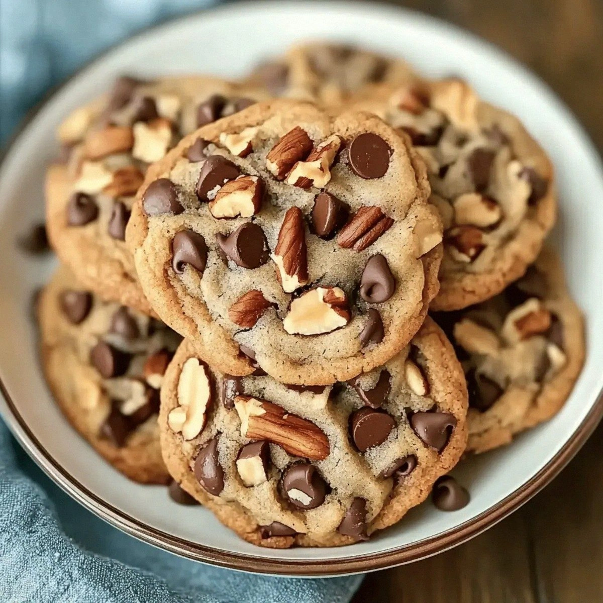 Irresistibly Chewy Chocolate Chip Pecan Cookies Recipe