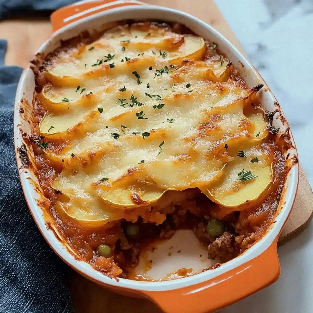 Irresistibly Creamy Gratin Shepherd’s Pie for Cozy Nights