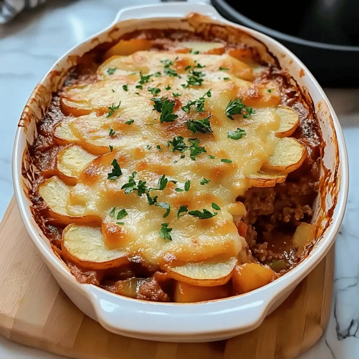 Irresistibly Creamy Gratin Shepherd’s Pie for Cozy Nights