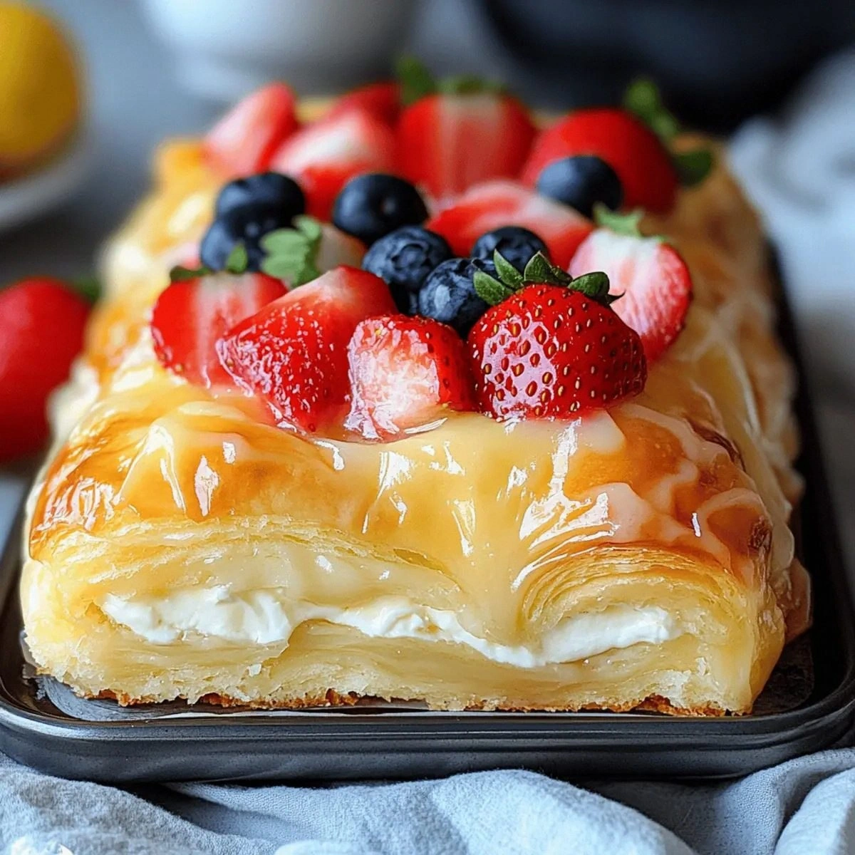 Irresistibly Creamy Hawaiian Cheesecake Danish Recipe
