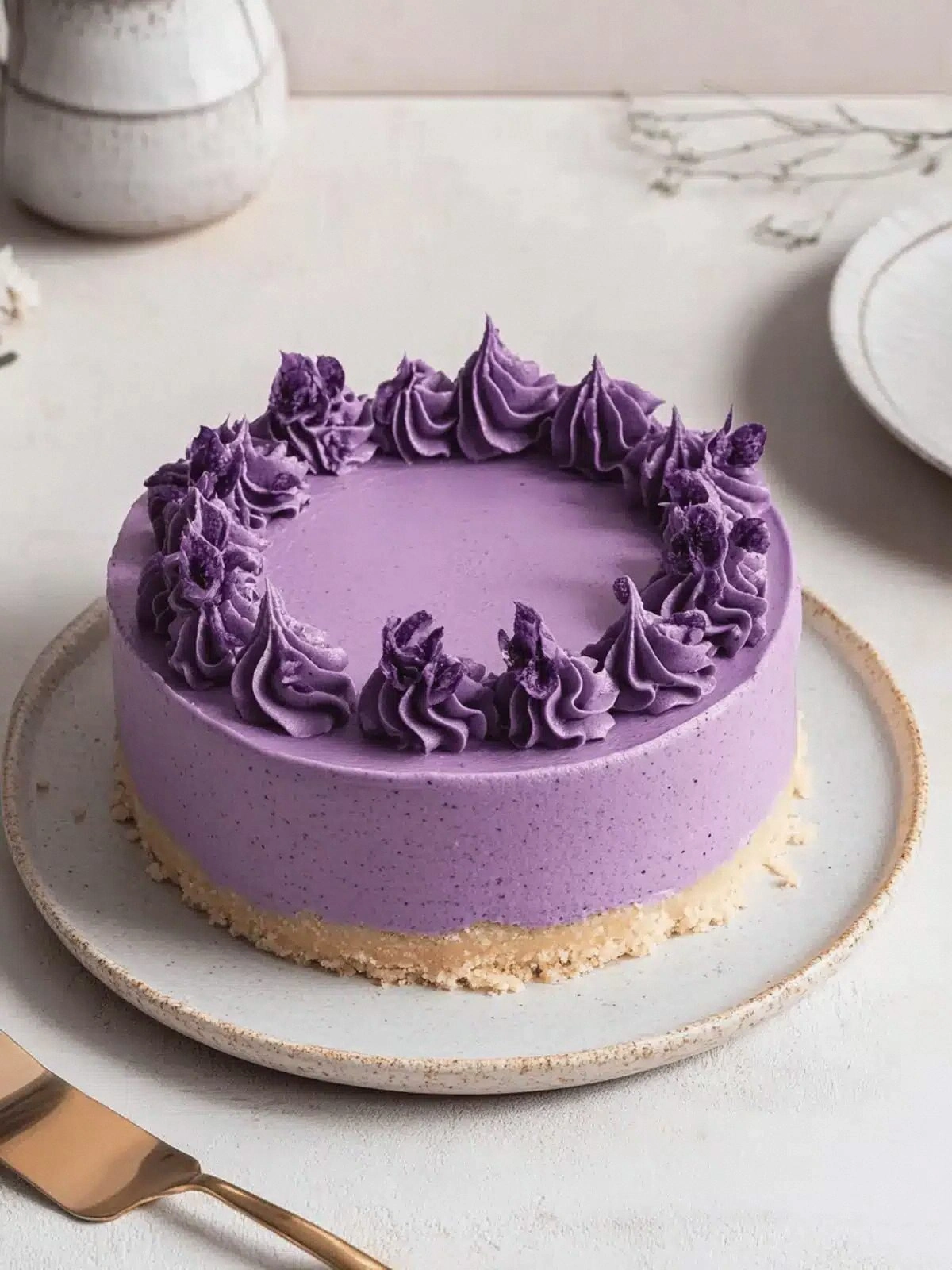 Irresistibly Creamy Ube Cheese