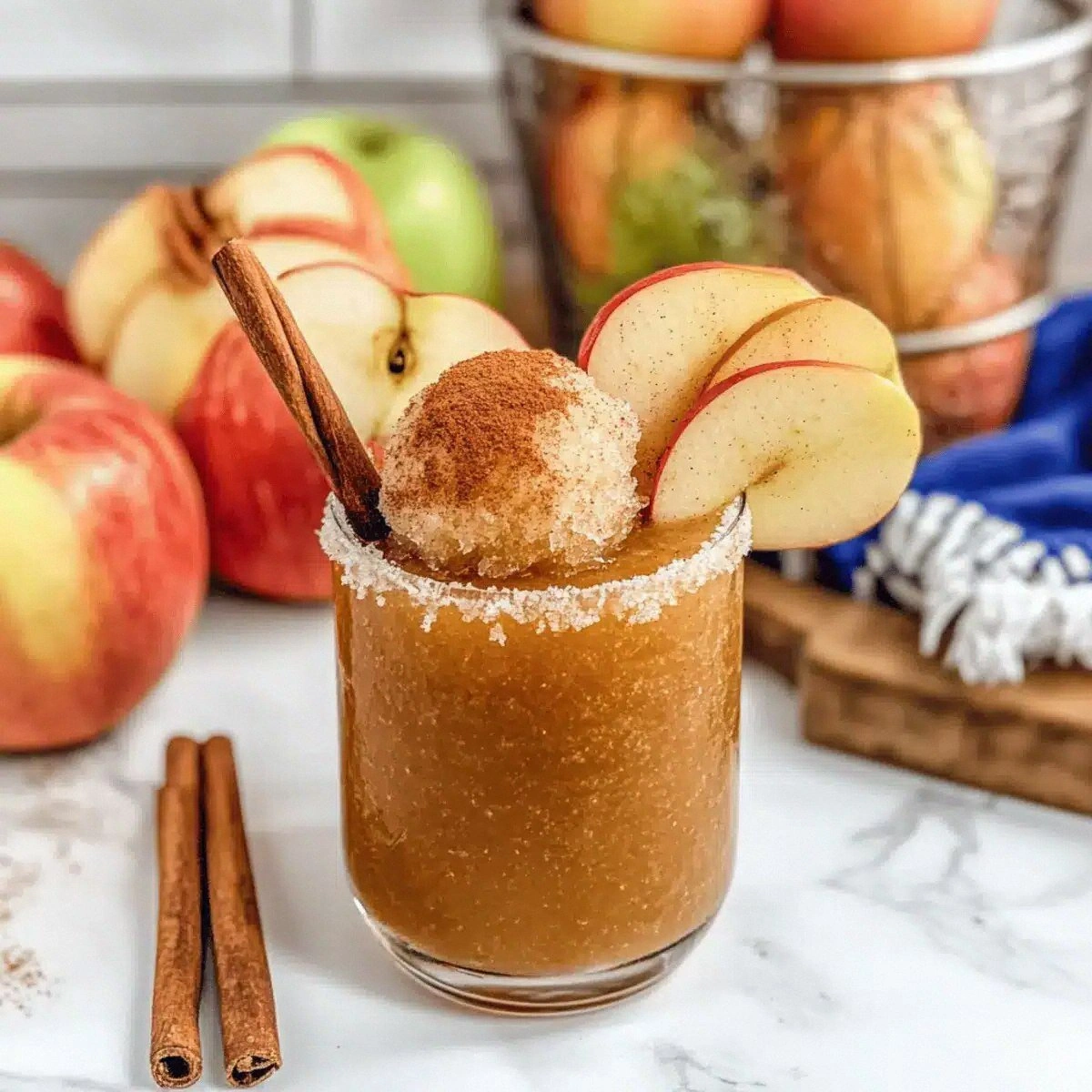 Irresistibly Refreshing Apple Cider Slush for Fall Fun