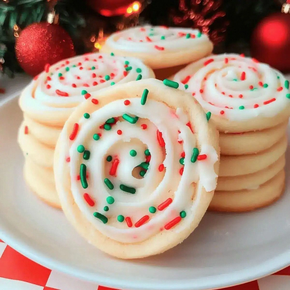 Irresistibly Soft Christmas Sugar Cookies with Cream Cheese Frosting