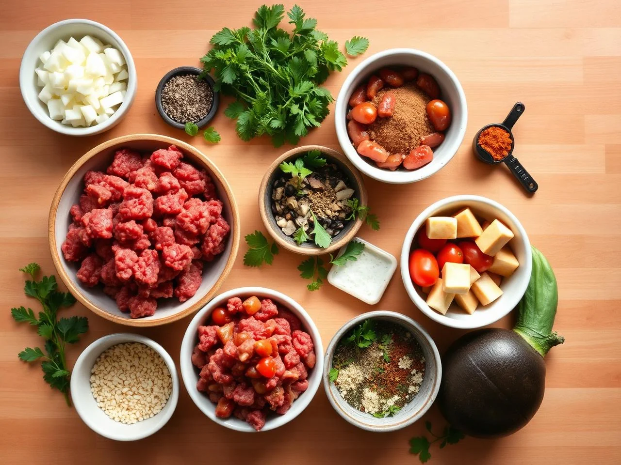 Ingredients for Italian Beef Stew