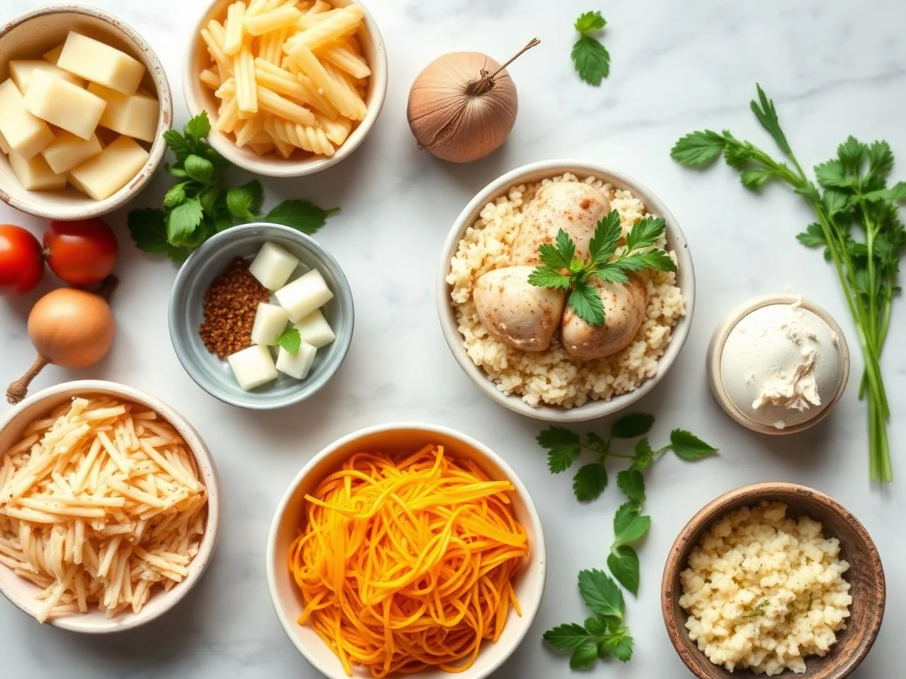 Ingredients for Italian Chicken And Rice