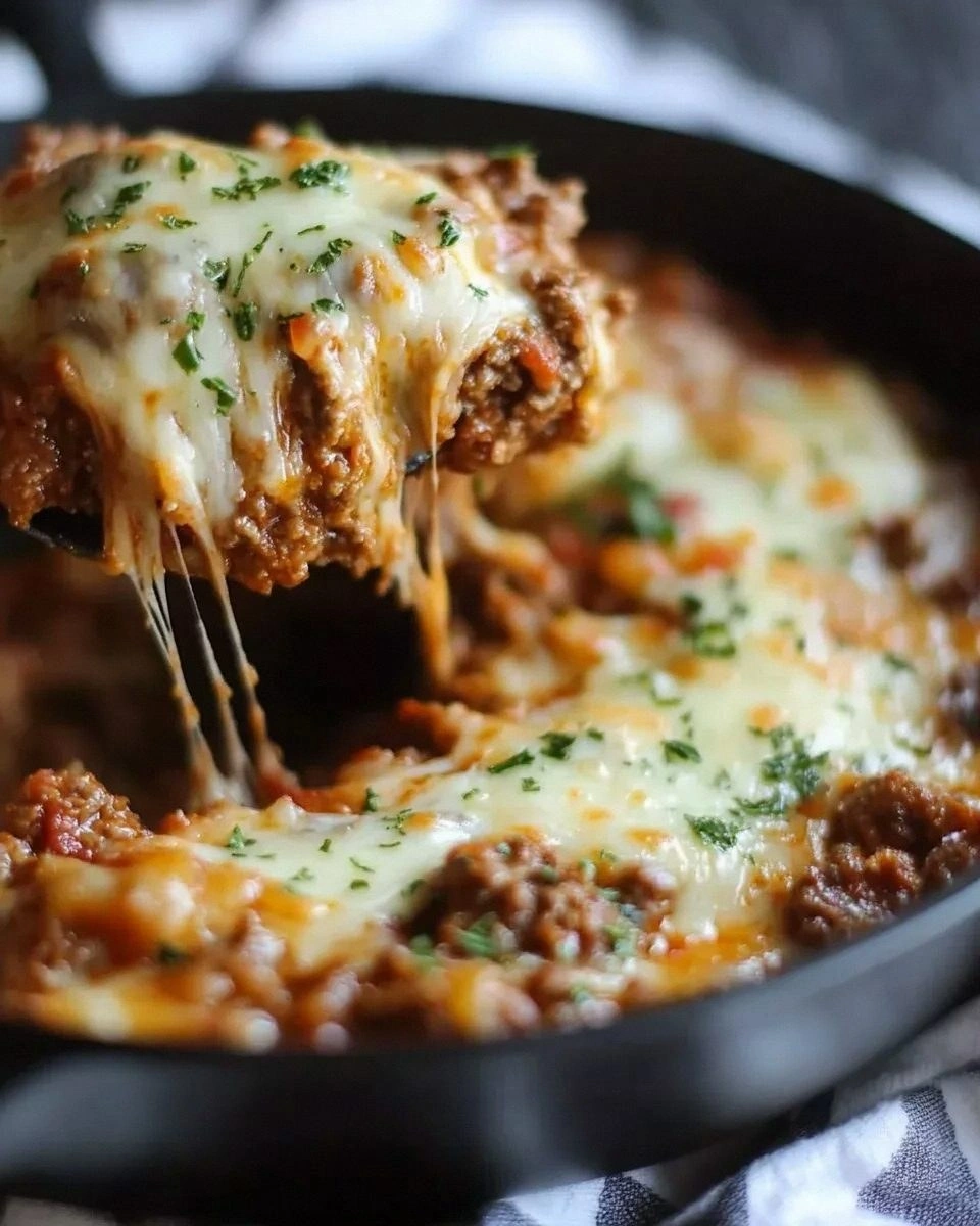 Italian Keto Beef Skillet Recipe is a must-try dish!